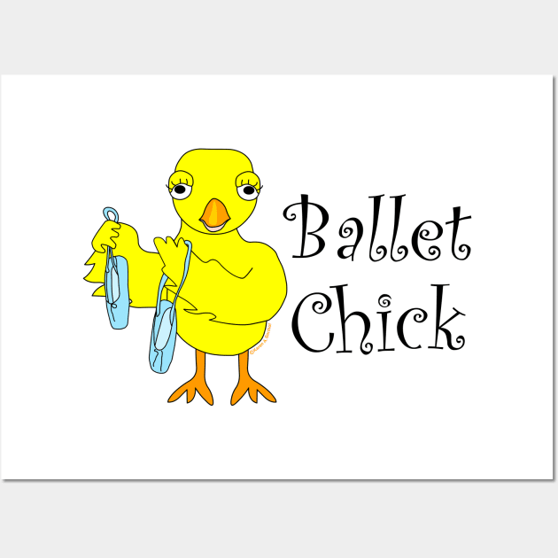Ballet Chick Text Wall Art by Barthol Graphics